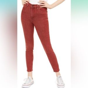 Celebrity Pink High Rise Ankle Skinny Wine Dark Rinse Women’s 31 NWT